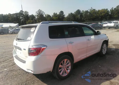 2008 Toyota Highlander Hybrid Limited from USA, damaged, VIN JTEEW44A582018732